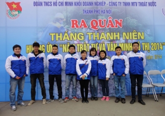 Đoàn thanh niên Hanel tham gia lễ ra quân 