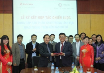 Hanel ký kết hợp tác cung cấp sản phẩm CNTT trong lĩnh vực giao thông trên nền bản đồ số