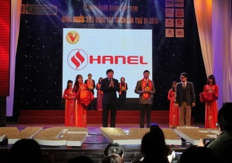 HANEL ĐƯỢC BÌNH CHỌN TOP 10 SẢN PHẨM “HÀNG VIỆT NAM ĐƯỢC NGƯỜI TIÊU DÙNG YÊU THÍCH 2015”