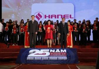 HANEL ĐƯỢC VINH DANH THƯƠNG HIỆU MẠNH VIỆT NAM NĂM 2015