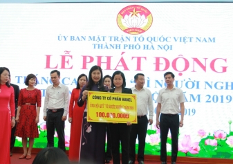 HANEL ỦNG HỘ QUỸ “VÌ NGƯỜI NGHÈO” THÀNH PHỐ HÀ NỘI NĂM 2019