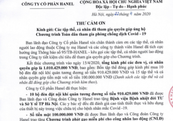 THƯ CẢM ƠN CỦA tài xỉu online
